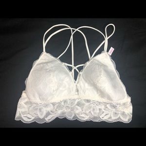NWT PINK Bralette Large